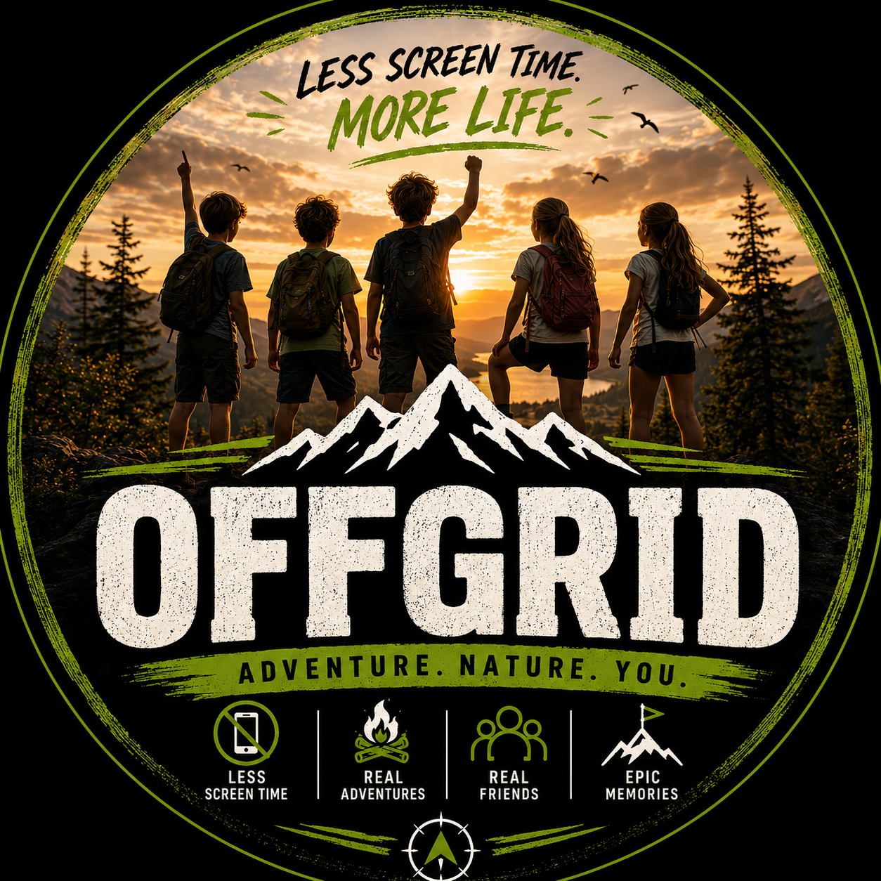 OffGrid 150-Printable Digital Copy 2026 Summer Kids & Teens